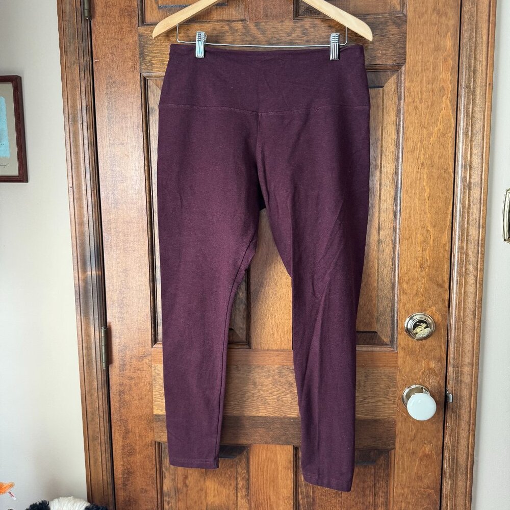 Lysse Burgundy Marl Leggings Size 1X